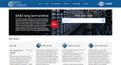 Desktop Screenshot of cera-www.dkrz.de